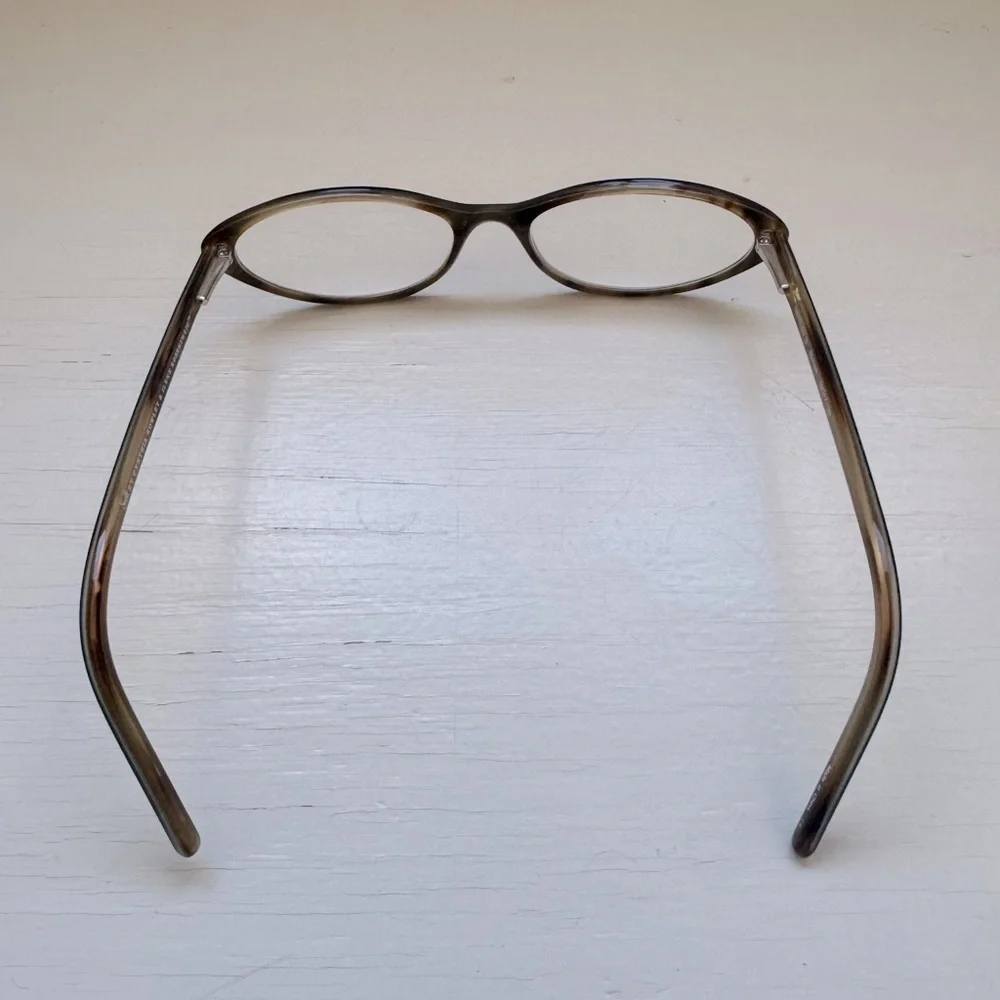 Cynthia Rowley Black Oval Eyeglasses